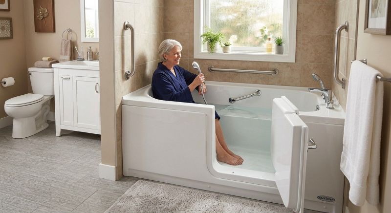 Elderly Bathtub Installation